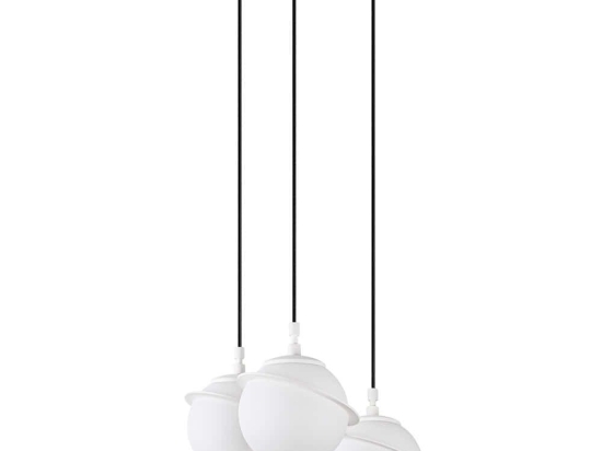 Φωτιστικό Οροφής Hug 942FLG1649 36x36x167cm 3xE14 40W White Opviq