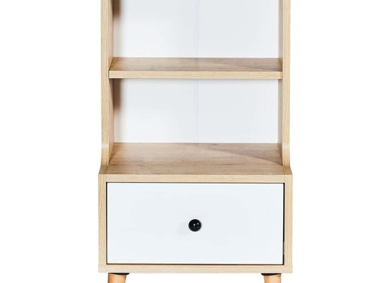 Κομοδίνο Tuvalle 230TVL1904 45x36x78cm Oak-White