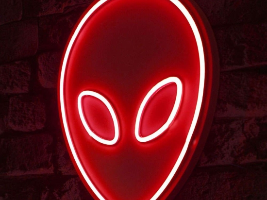 Διακοσμητικό Φωτιστικό Τοίχου Alien 395NGR2348 25x3x30cm Led 470lm 36W 3500K Red Wallity