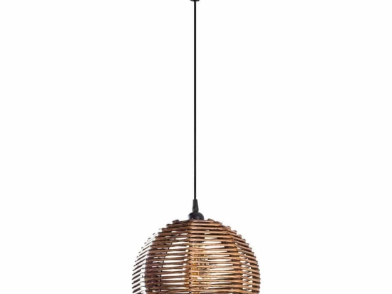 Φωτιστικό Οροφής Sphere 390FLH2190 30x30x60cm 1xE27 40W Black-Brown Opviq