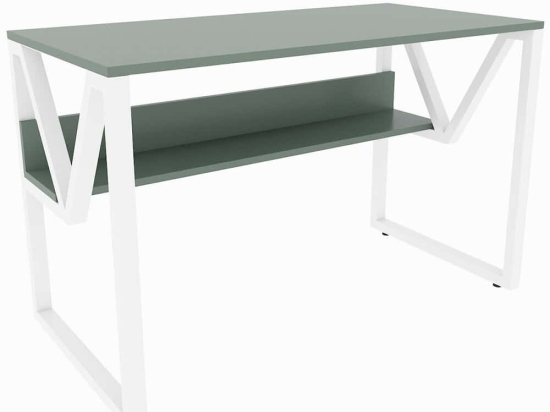 Γραφείο Lona 875ZNA4542 120x60x72,8cm Green-White