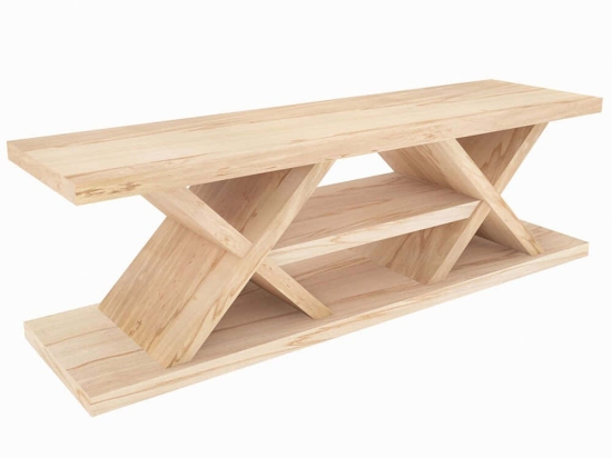 Έπιπλο Τηλεόρασης Massi 875ZNA4545 136x37x42cm Natural