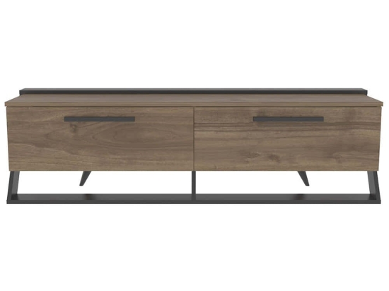 Έπιπλο Τηλεόρασης Astrid 875ZNA4586 163,8x36,6x46,8cm Walnut-Black
