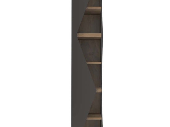 Ραφιέρα Δαπέδου Arrow 875ZNA4623 31,8x31,8x165cm Black-Walnut