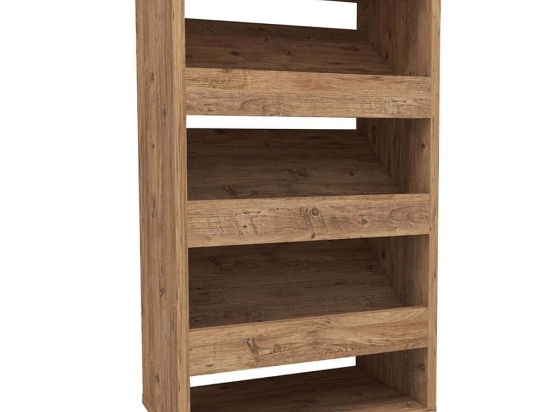 Παπουτσοθήκη Nasem 550ARN2624 81,6x27,4x45cm Pine Μοριοσανίδα, Μελαμίνη