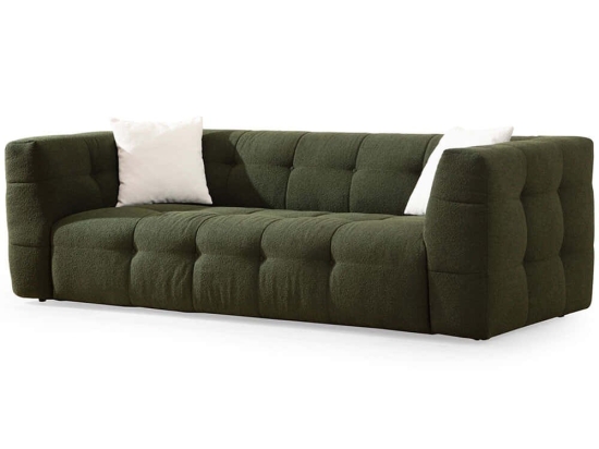 Καναπές Τριθέσιος Cady 560ARE1821 235x100x72cm Green