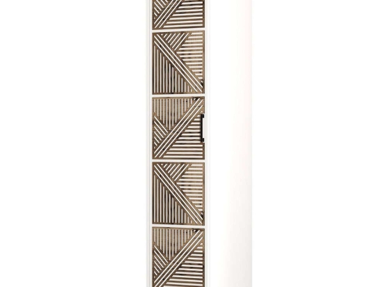 Ντουλάπα Μονόφυλλη Kumsal 845HCT5403 40x47,5x201,4cm White Μονόφυλλη