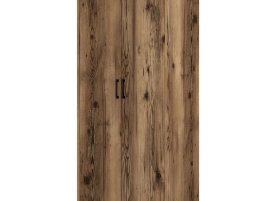 Ντουλάπα Δίφυλλη Kumsal 845HCT5447 80x47,5x201,4cm Walnut Δίφυλλη