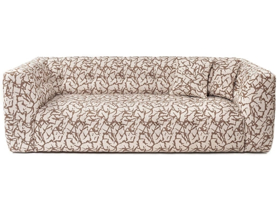 Καναπές Τριθέσιος Cady 560ARE1914 235x100x72cm Tan-Beige