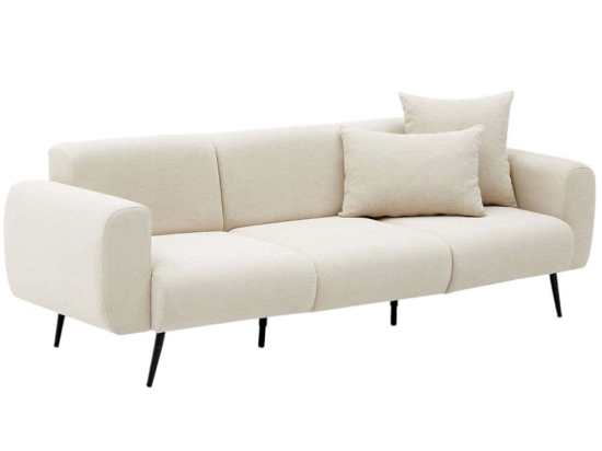 Καναπές Τριθέσιος Side 825BLC2854 235x82x77cm Cream
