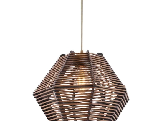 Φωτιστικό Οροφής Faunus 390FLH2272 35x35x75cm 1xE27 40W Gold-Brown Opviq