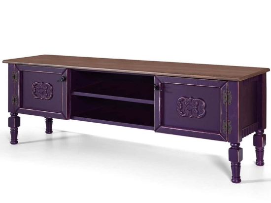 Έπιπλο Τηλεόρασης Ada 472PHL1105 150x50x40cm Purple