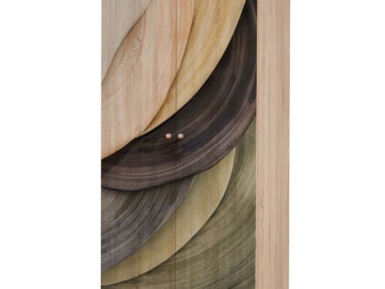Ντουλάπα Δίφυλλη Lidya 869VEL8684 90x52x192cm Multi Δίφυλλη