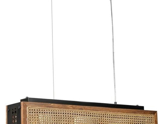 Φωτιστικό Οροφής - Ράγα Kumsal 941RTN1155 88x70cm E27 40W Natural-Walnut Opviq