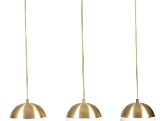 Φωτιστικό Οροφής - Ράγα Kure 941RTN1224 55x15x70cm 3xE27 40W Gold-White Opviq