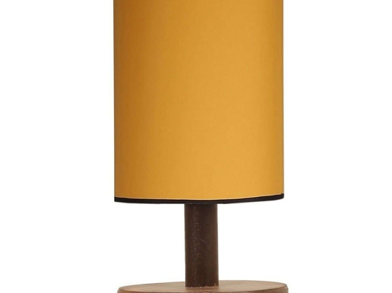 Φωτιστικό Επιτραπέζιο Anka 941RTN1442 15x34cm E27 40W Walnut-Mustard Opviq