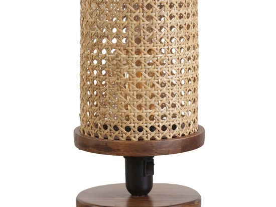 Φωτιστικό Επιτραπέζιο Gizem 941RTN1452 Φ15x31cm 1xE27 40W Walnut Opviq
