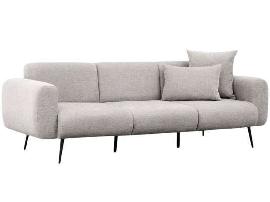 Καναπές Τριθέσιος Side 825BLC2882 235x82x77cm Light Grey