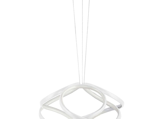 Φωτιστικό Οροφής Apeiro 166PRG1180 35x35x80cm Led 60-80W 4000K White Opviq