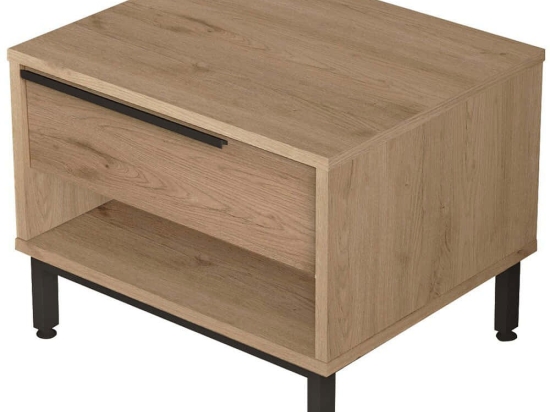 Κομοδίνο On 956LCS3490 53,6x44,5x42,4cm Walnut