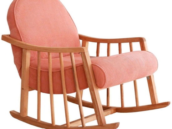 Πολυθρόνα Κουνιστή Klea 383EVN1108 80x68x93cm Coral
