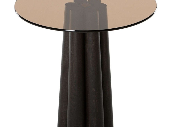 Τραπεζάκι Βοηθητικό Thales 552NOS2397 50x50x50cm Bronze-Black