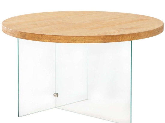 Τραπέζι Σαλονιού Serenity 552NOS2411 70x40cm Clear-Oak