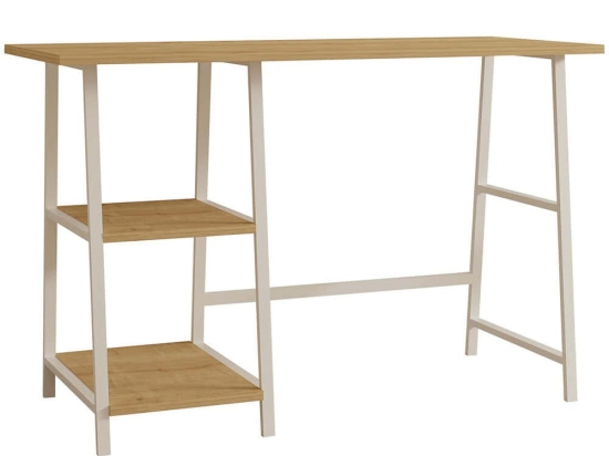 Γραφείο Dobra 835PUQ6272 120x51x75cm Oak-White