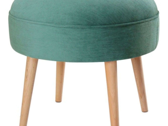 Σκαμπό Romley 209FLF1404 Φ52x44cm Green