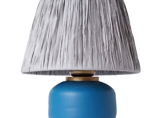 Φωτιστικό Επιτραπέζιο 687HMY2248 20x27cm E27 40W Multi-Blue Opviq
