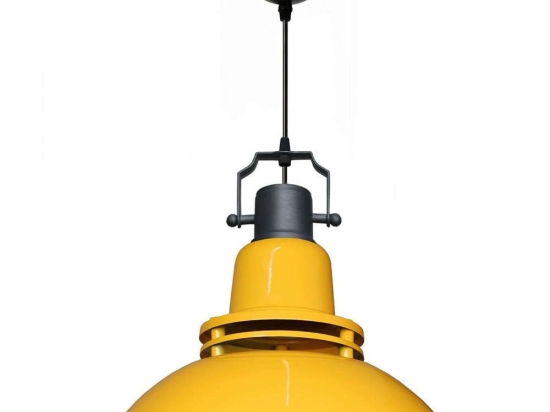 Φωτιστικό Οροφής 780SGN4609 Φ34,5x120cm 1xE27 40W Yellow-Black Opviq