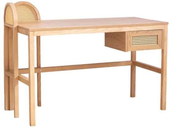 Γραφείο Nala 141HWR1139 130x60x73,5cm Natural