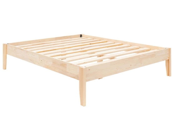 Κρεβάτι Galaksi (Για Στρώμα 160x200cm) 284MTL1123 172x205x37cm Natural Υπέρδιπλo