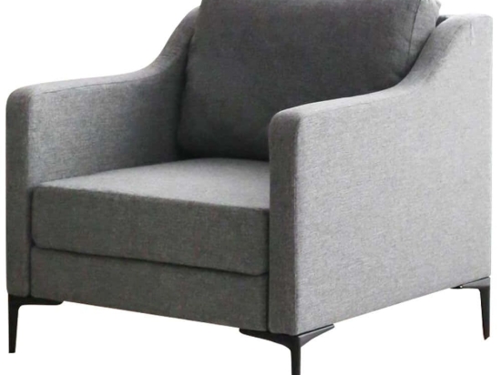 Πολυθρόνα Nordi 383EVN1242 80x93x82cm Grey