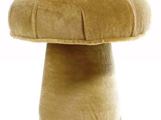 Σκαμπό Ceremony Babyface 741QNF1137 40x60cm Mustard