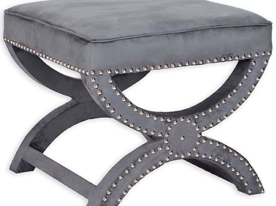 Σκαμπό Felice Babyface 741QNF1142 40x60cm Grey