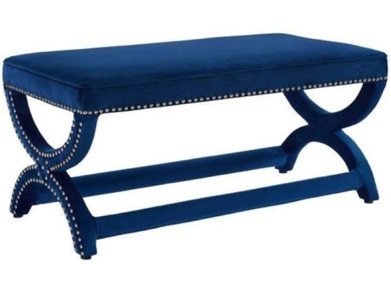 Σκαμπό Felice Babyface 741QNF1144 120x40cm Dark Blue