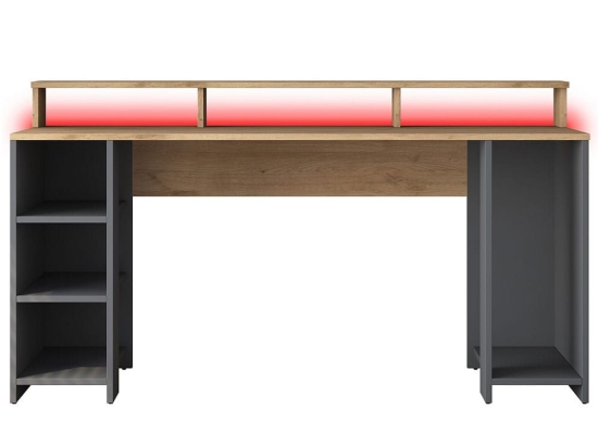 Γραφείο Gaming 893RAN5431 160x55x89,5cm Walnut-Anthracite