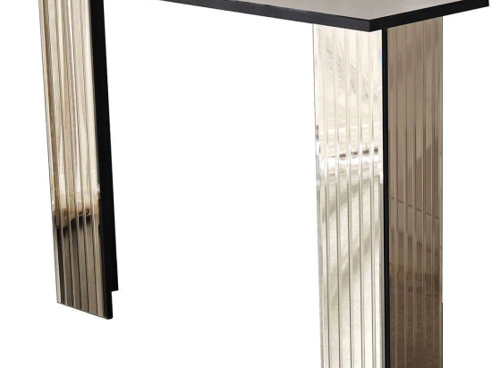 Κονσόλα 552NOS2484 105x34x80cm Bronze Μοριοσανίδα, Μελαμίνη