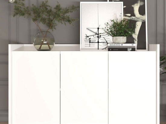 Μπουφές Bono 758CGN1301 120x36x80cm White