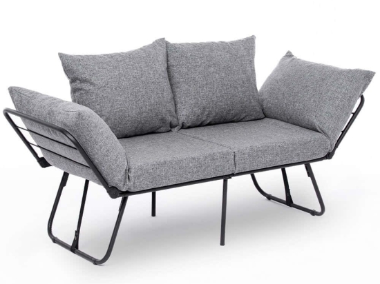 Καναπές - Κρεβάτι Διθέσιος Viper 859FTN2857 859FTN2857 150x60x78cm Light Grey
