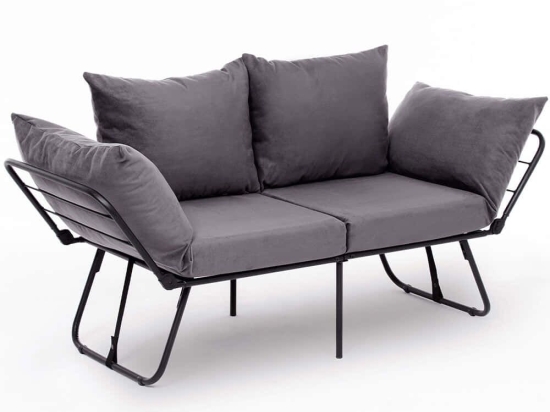 Καναπές - Κρεβάτι Διθέσιος Viper 859FTN2862 859FTN2862 150x60x78cm Grey
