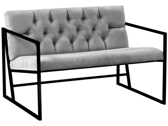 Καναπές Διθέσιος Oslo Babyface 118BRN1189 109x75x74cm Grey