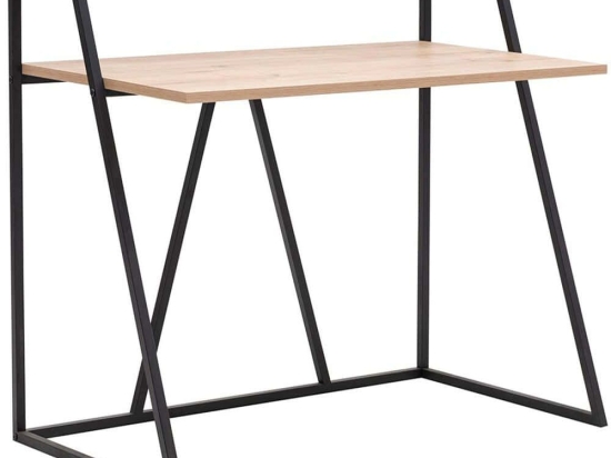 Γραφείο Lissa Rafli 550ARN3431 105x60x90cm Oak-Black