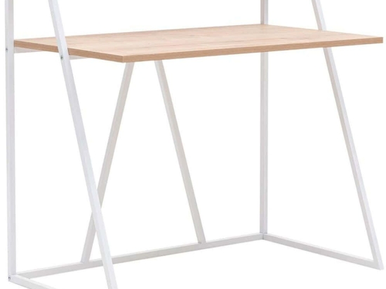 Γραφείο Lissa Rafli 550ARN3432 105x60x90cm Oak-White