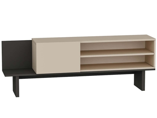 Έπιπλο Τηλεόρασης Frank 550ARN3445 175x34x55,6cm Anthracite-Beige