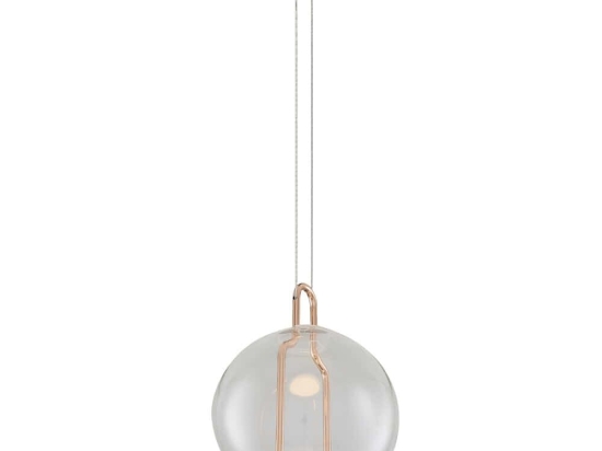 Φωτιστικό Οροφής 701CHD1610 Φ18x120cm Led 1300lm 13W 3000K Gold Opviq