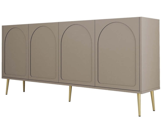Μπουφές Lyon 845HCT5529 180x35x80cm Mocha Μοριοσανίδα, Μελαμίνη