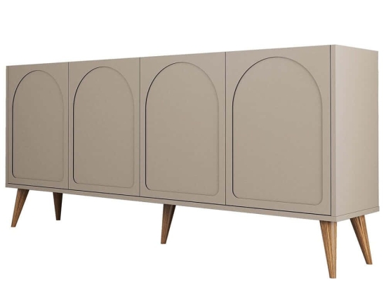 Μπουφές Lyon 845HCT5535 180x35x81cm Mocha Μοριοσανίδα, Μελαμίνη