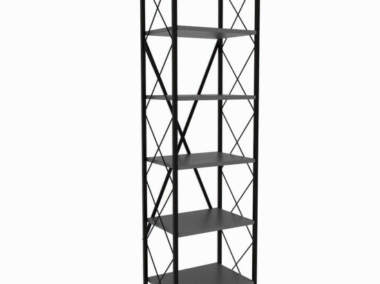 Ραφιέρα Δαπέδου Suadiye 854KLN3613 50x30x180cm Anthracite